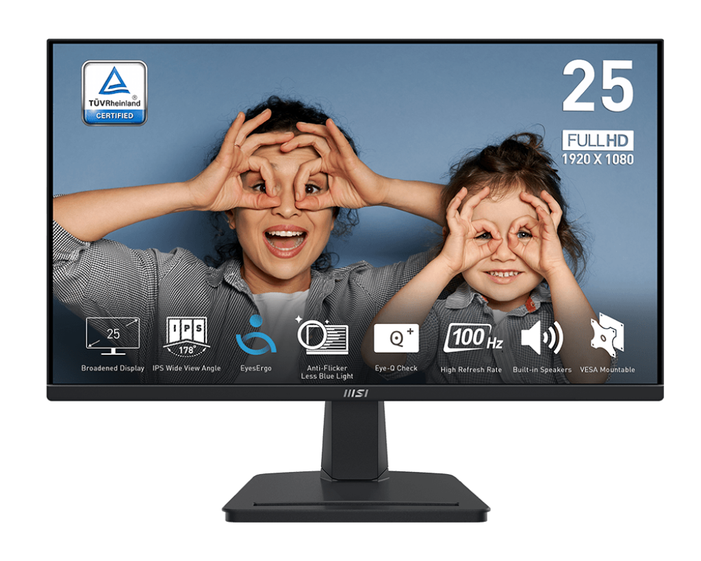 MSI PRO MP253 24.5-inch Full HD 100Hz IPS Professional Business Monitor MSI PRO MP253 24.5-inch Full HD 100Hz IPS Professional Business Monitor