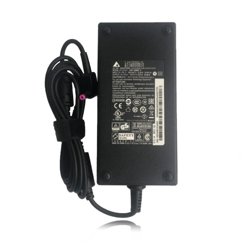 Acer 180W 19V 9.23A Laptop Charger Adapter - 5.5mm x 1.7mm Connector