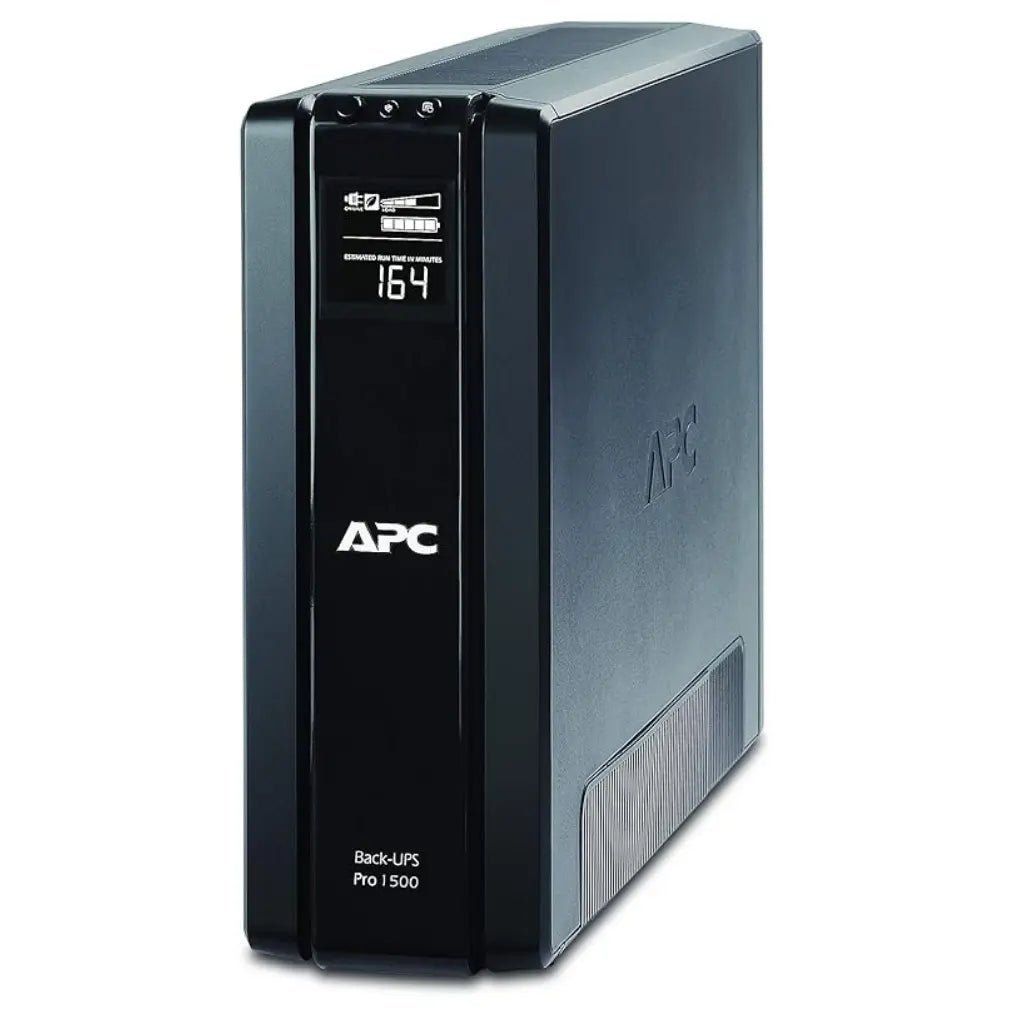 APC Back-UPS Pro 1500VA 865W Line-Interactive UPS with LCD Display and Automatic Voltage Regulation (AVR) - Black