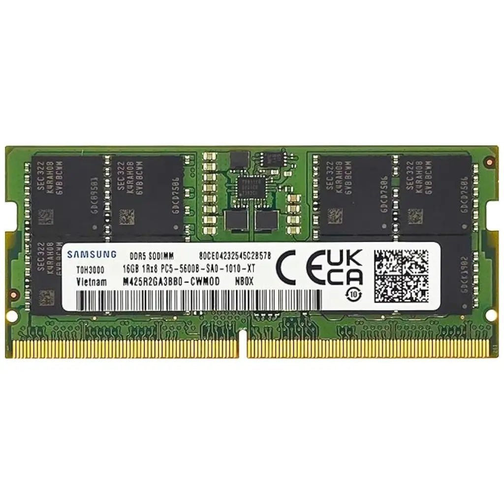 Samsung 16GB DDR5 5600MHz CL46 1Rx8 SODIMM Laptop Memory Module (Pulled)