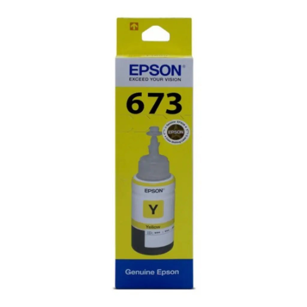 Epson T6734 (C13T673498) Yellow Ink Bottle 70ml for EcoTank L-Series Printers