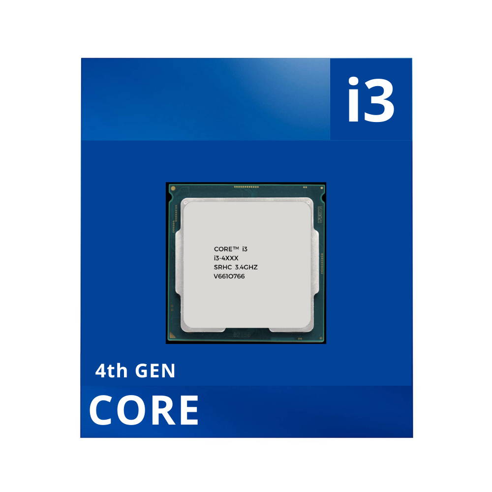 Intel Core i3-4130/4150 4th Generation Desktop Processor with Thermal Paste (Refurbished/Pulled)