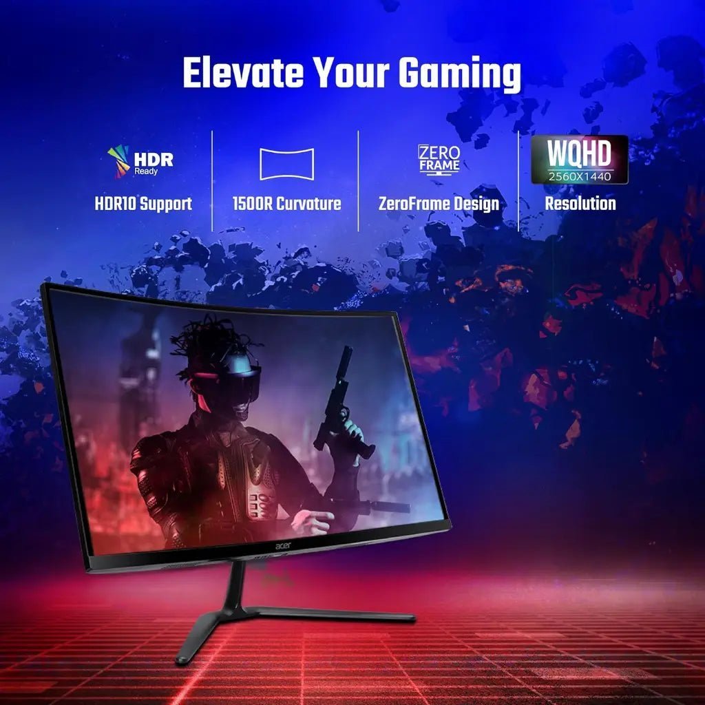 Acer ED270U S3 27-inch WQHD 1440p 180Hz 1ms Curved Gaming Monitor