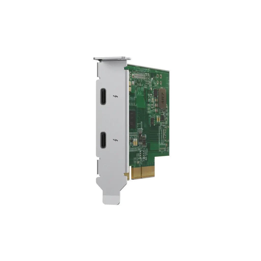 QNAP QXP-T32P Thunderbolt 3 Dual-Port PCIe 3.0 x4 Expansion Card for QNAP NAS Systems