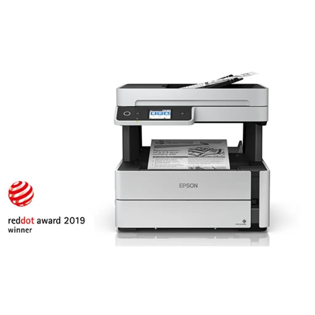 Epson EcoTank M3180 Wireless Monochrome All-in-One Ink Tank Printer with Automatic Document Feeder and Duplex Printing