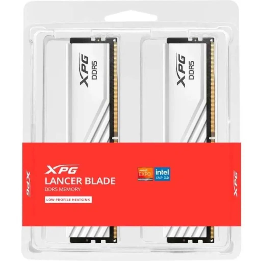XPG Lancer Blade 32GB (2x16GB) DDR5 6000MHz CL34 High-Performance Gaming Desktop Memory Kit