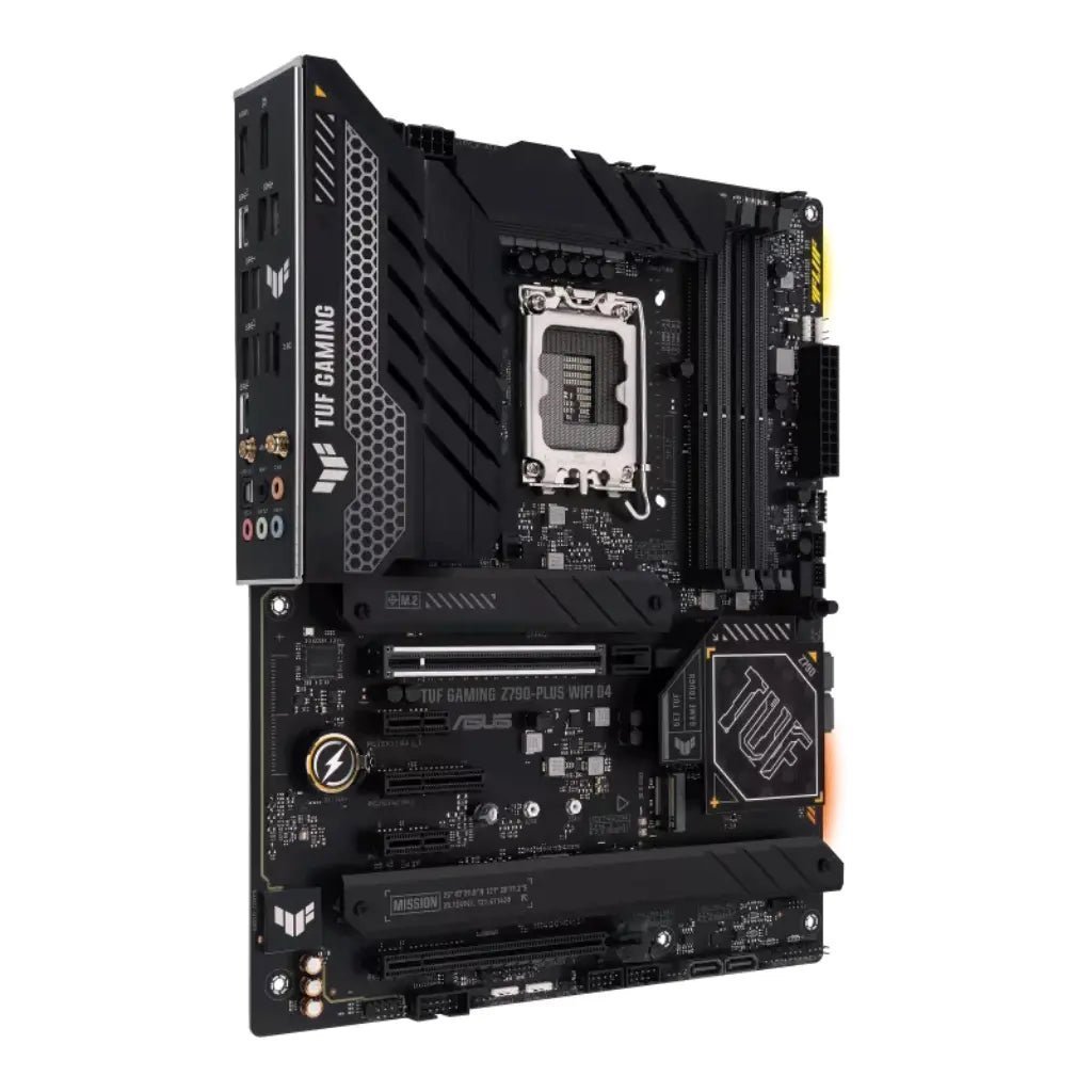 ASUS TUF Gaming Z790-Plus WiFi D4 Intel LGA1700 ATX Motherboard with DDR4 Support and WiFi 6 ASUS TUF Gaming Z790-Plus WiFi D4 Intel LGA1700 ATX Motherboard with DDR4 Support and WiFi 6