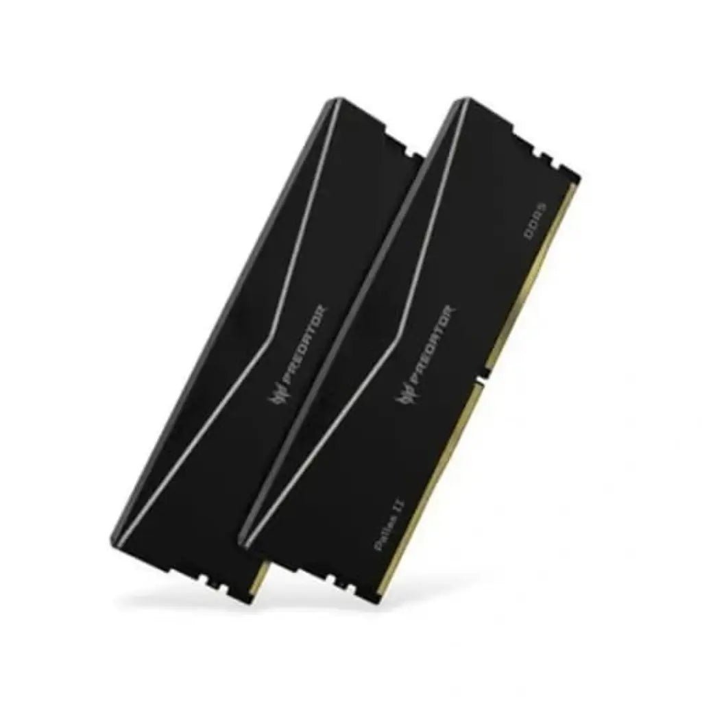 Acer Predator Pallas II 32GB (2x16GB) DDR5 6000MHz CL32 Gaming Desktop RAM Kit - Black, Supports Intel XMP 3.0 & AMD EXPO Acer Predator Pallas II 32GB (2x16GB) DDR5 6000MHz CL32 Gaming Desktop RAM Kit - Black, Supports Intel XMP 3.0 & AMD EXPO