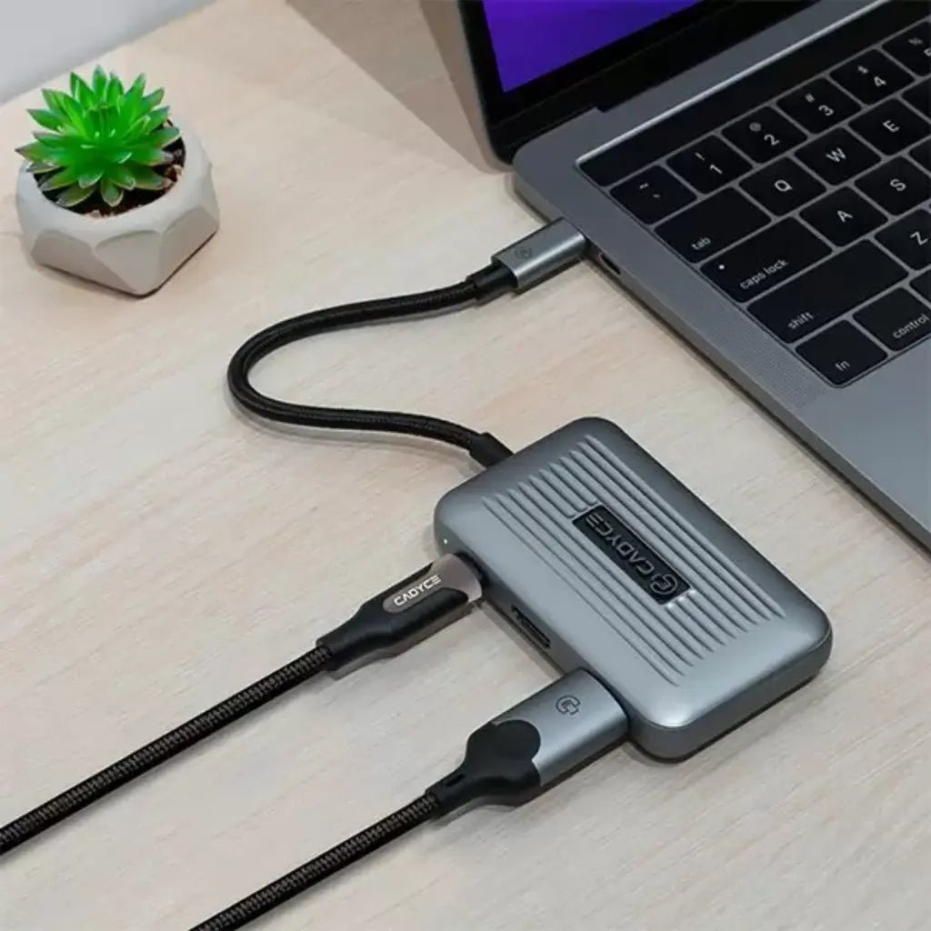 Cadyce CA-DUHD4K USB-C to Dual HDMI Adapter - Supports 4K Resolution at 60Hz Cadyce CA-DUHD4K USB-C to Dual HDMI Adapter - Supports 4K Resolution at 60Hz