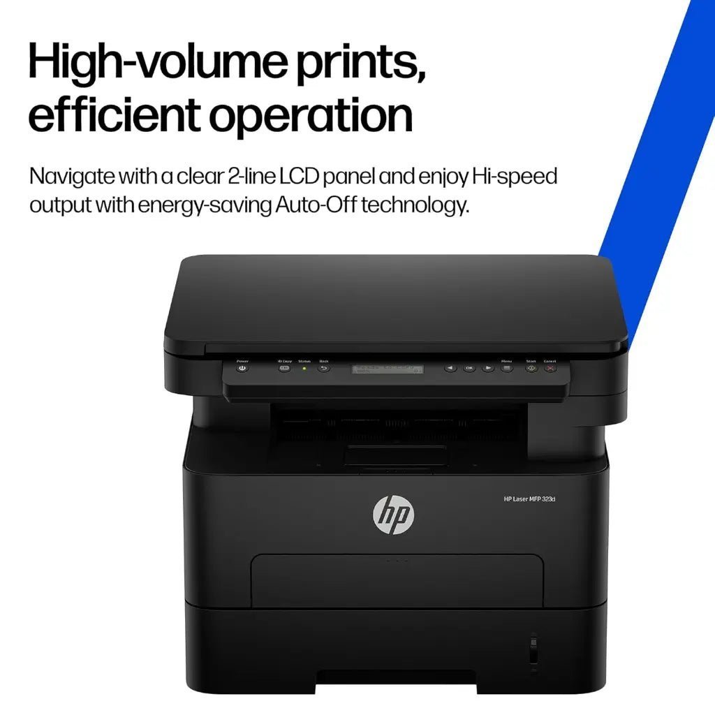 HP Laser MFP 323D Monochrome Multifunction Laser Printer with Automatic Duplex Printing and Scanner