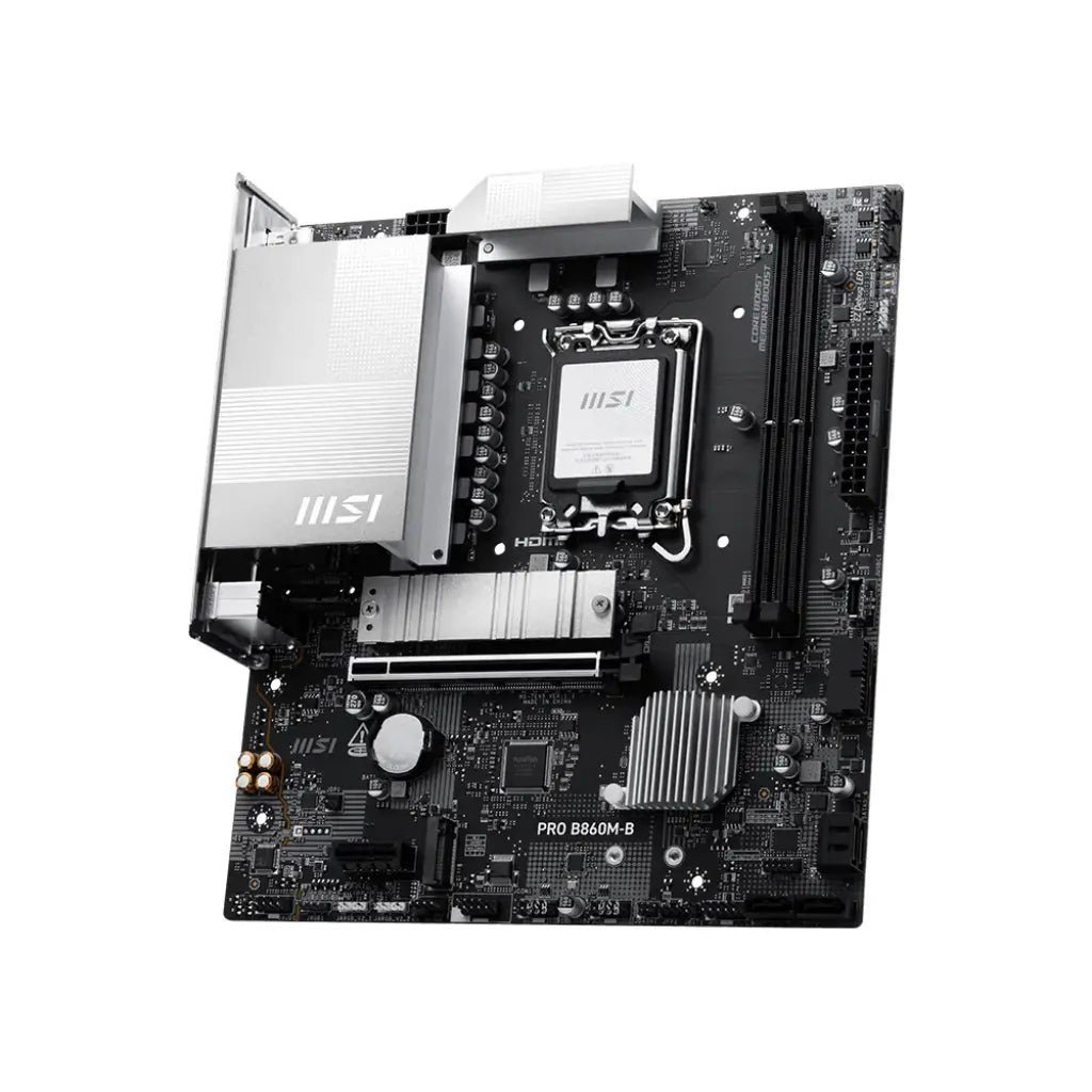 MSI PRO B860M-B Intel B860 Chipset LGA1851 Socket mATX DDR5 Motherboard MSI PRO B860M-B Intel B860 Chipset LGA1851 Socket mATX DDR5 Motherboard