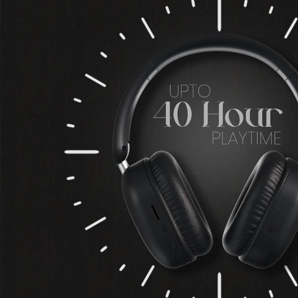 Portronics Muffs M6 (POR 3261) Over-Ear Wireless Bluetooth Headphones with 40-Hour Playtime Portronics Muffs M6 (POR 3261) Over-Ear Wireless Bluetooth Headphones with 40-Hour Playtime
