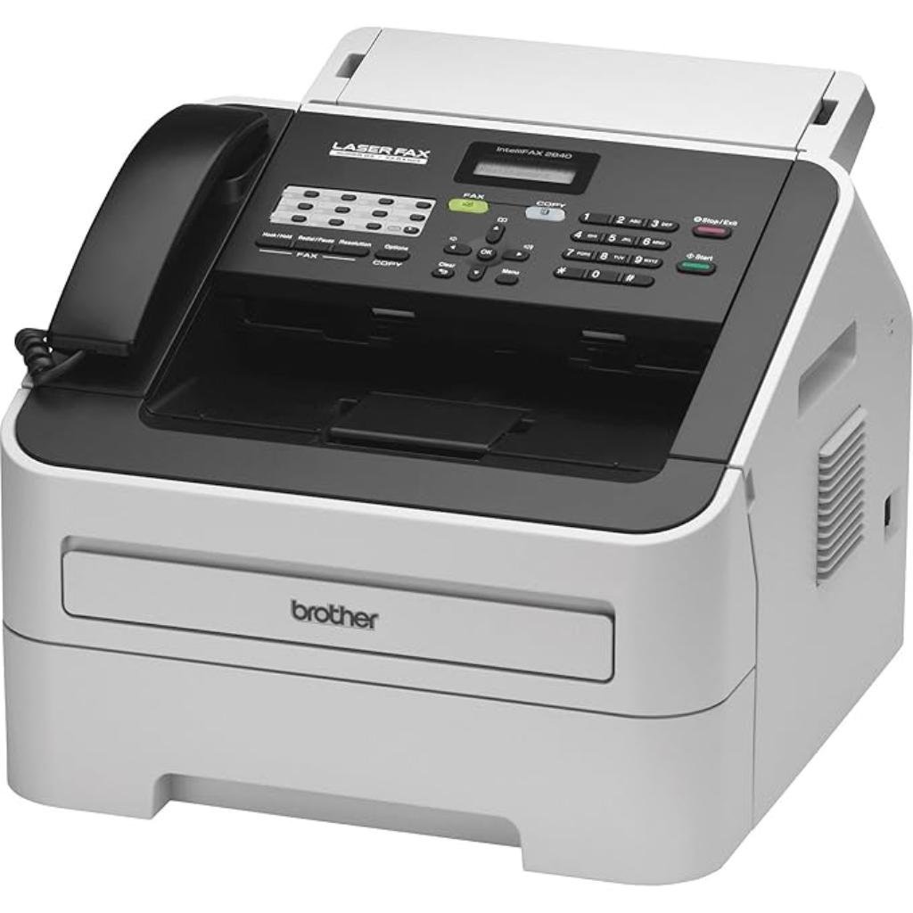 Brother FAX-2840 High-Speed Monochrome Laser Fax Machine with Integrated Copier and Telephone