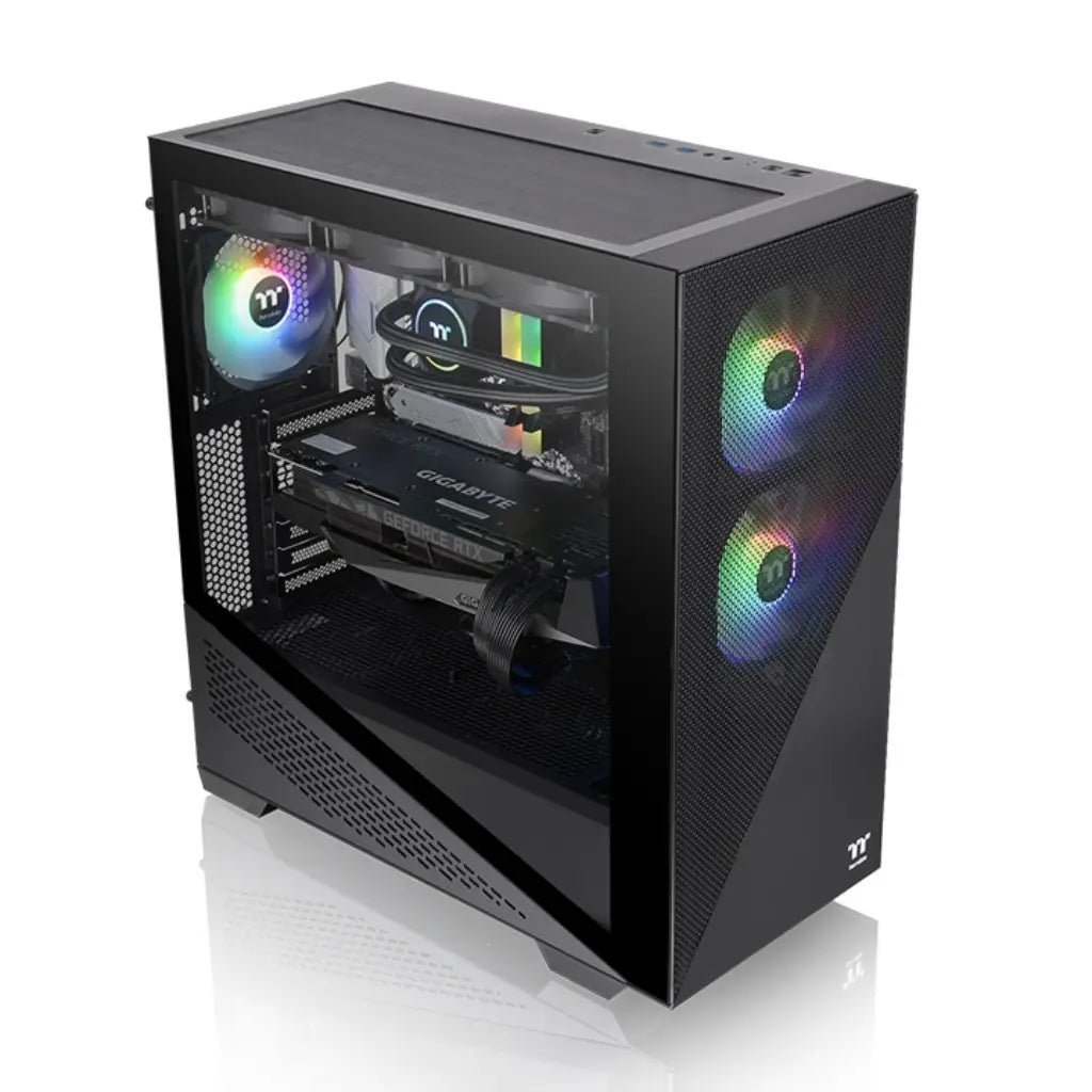Thermaltake Divider 370 ARGB Mid Tower ATX PC Case with Tempered Glass Side Panel