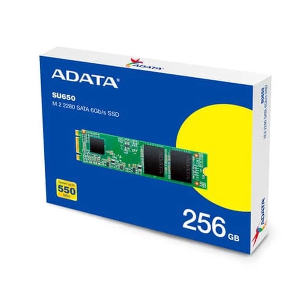ADATA SU650 256GB M.2 2280 SATA III 3D NAND Internal Solid State Drive for Desktops and Laptops - Image 2