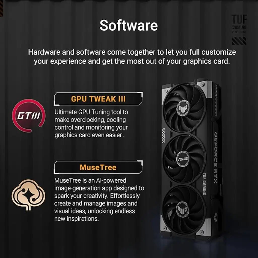 ASUS TUF Gaming NVIDIA GeForce RTX 5060 Ti 8GB GDDR7 Overclocked Graphics Card