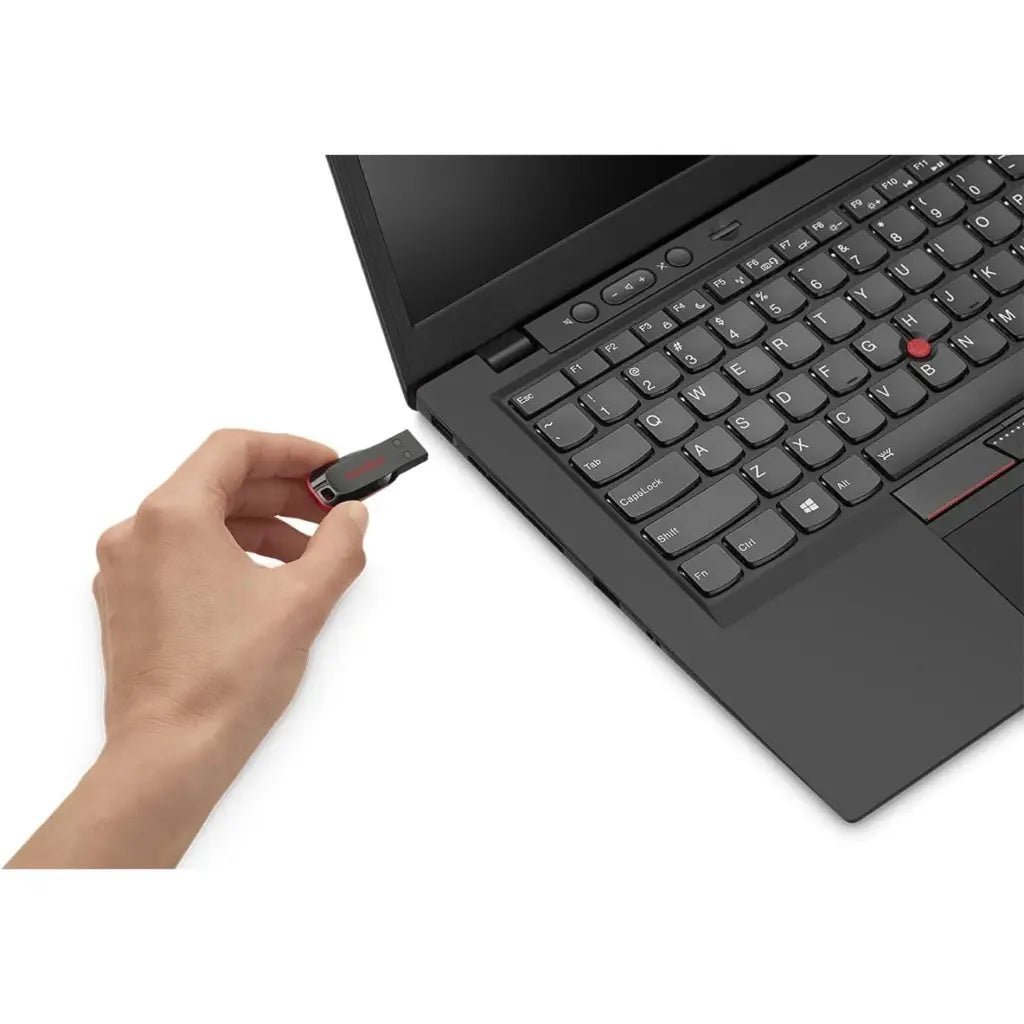 SanDisk Cruzer Blade 128GB USB 2.0 Flash Drive - Compact Portable Storage
