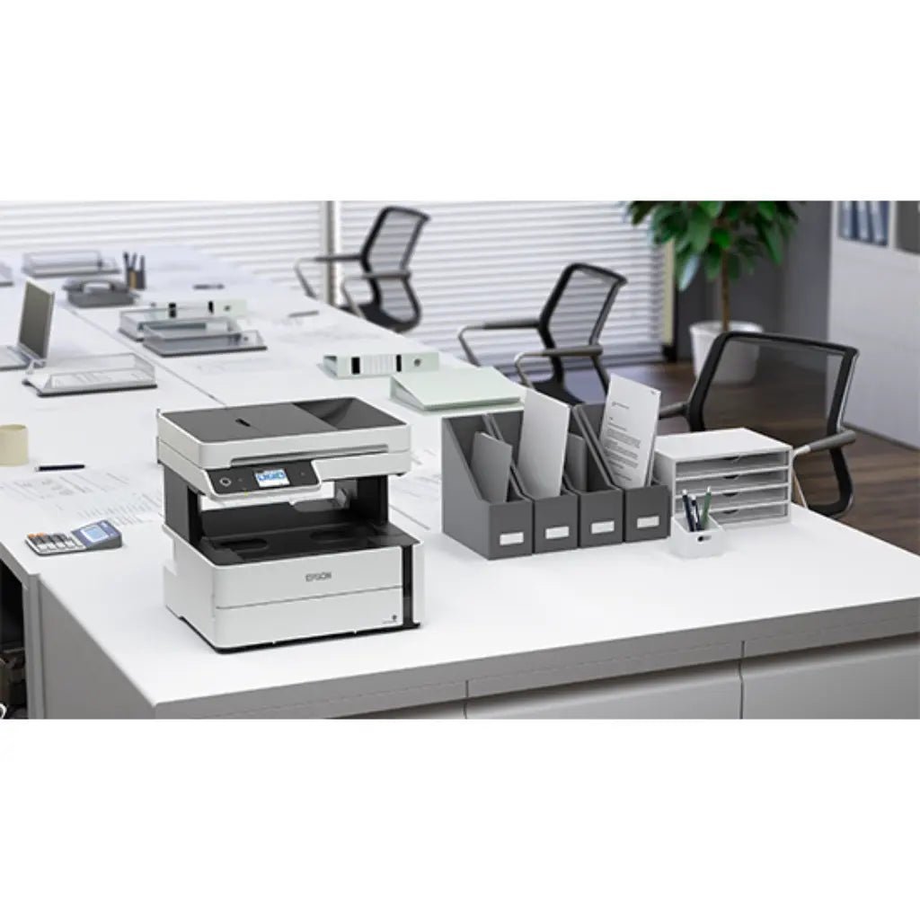 Epson EcoTank M3180 Wireless Monochrome All-in-One Ink Tank Printer with Automatic Document Feeder and Duplex Printing