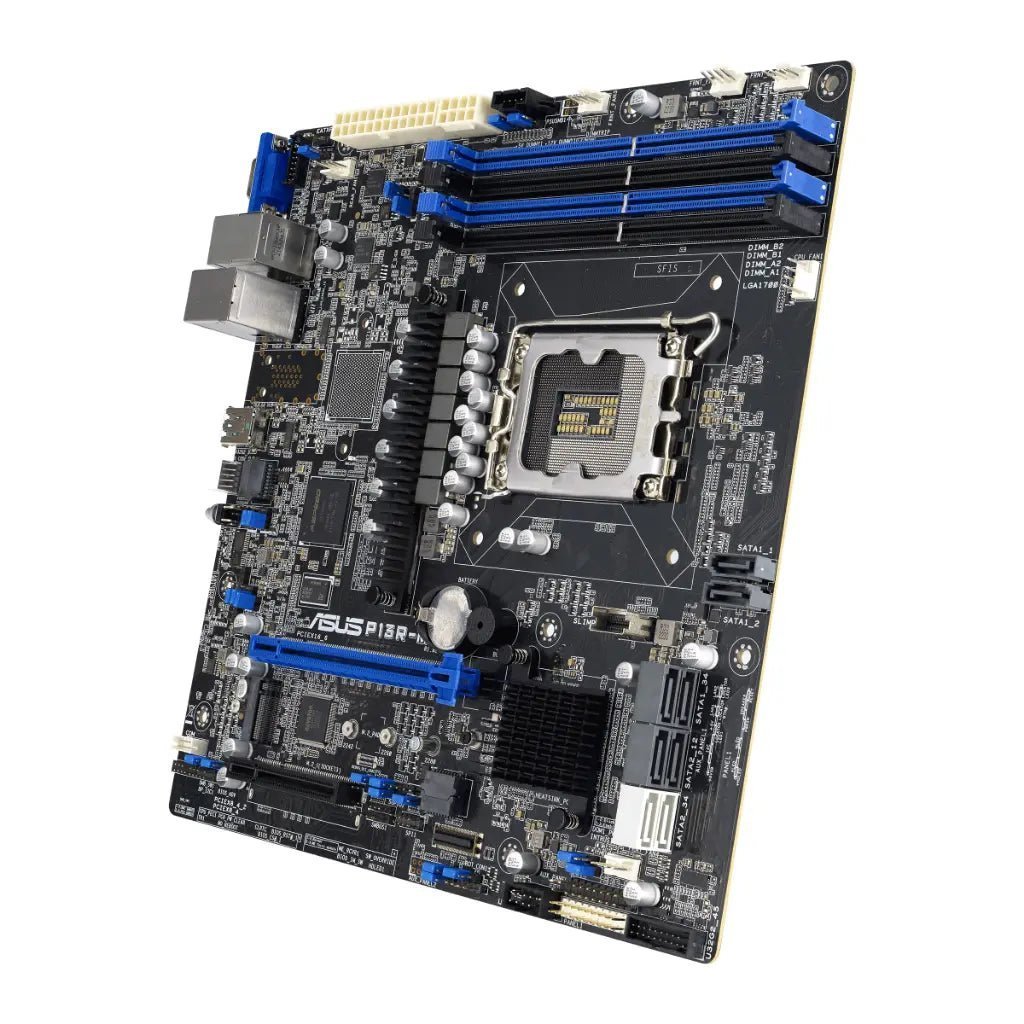 ASUS P13R-M C262 LGA1700 Micro-ATX DDR5 Server Motherboard for Intel Xeon E-2400 Processors