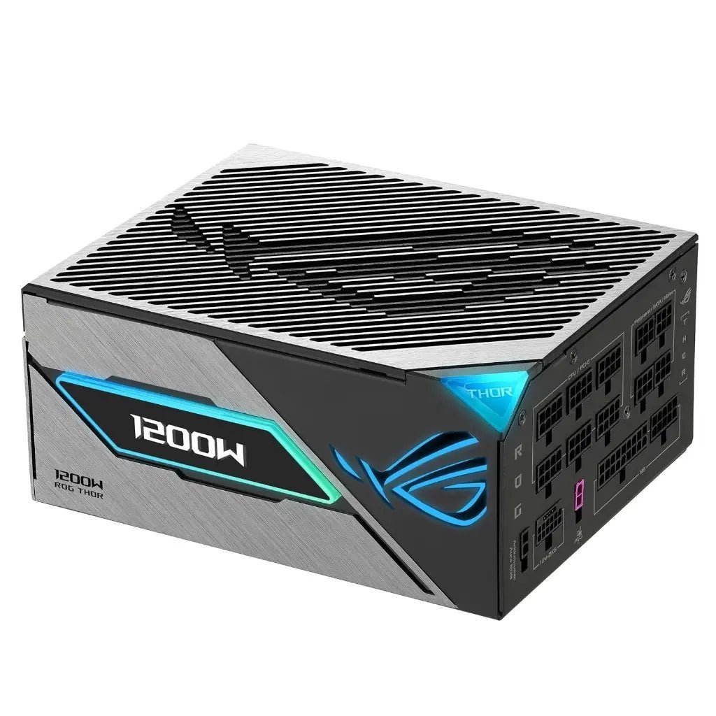 ASUS ROG Thor 1200W Platinum III ATX 3.1 Fully Modular Power Supply with GaN MOSFET and OLED Display