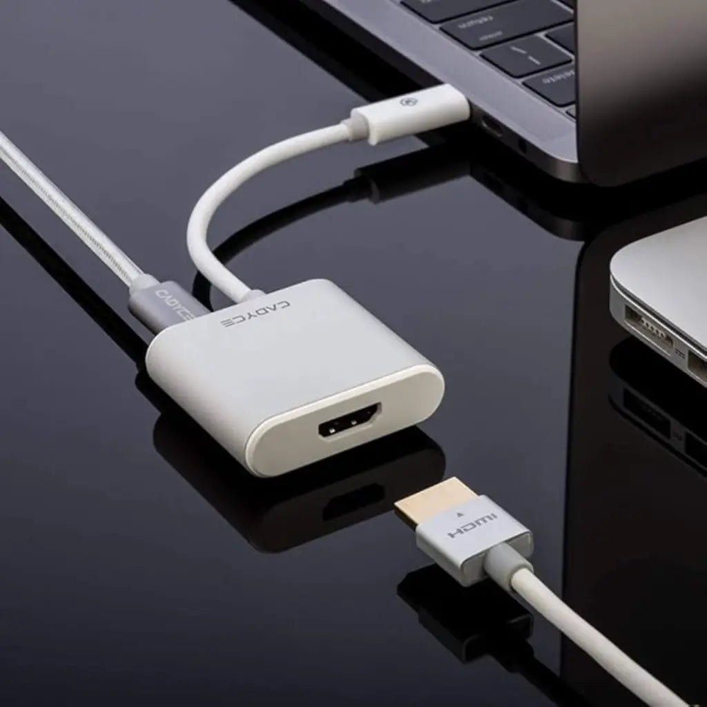 Cadyce CA-C3HDMI USB-C to HDMI 4K 60Hz Adapter with 100W Power Delivery and Audio Support