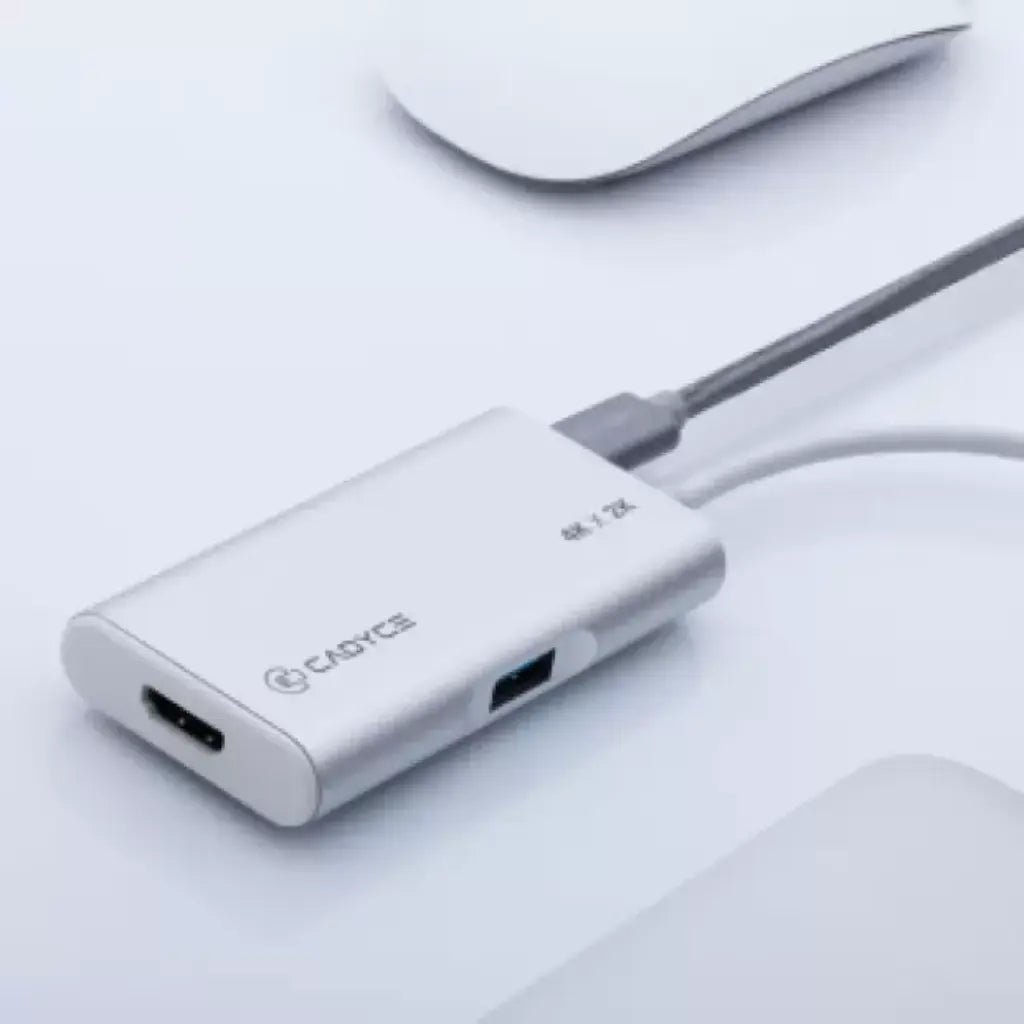 Cadyce CA-CHM USB-C to HDMI and USB 3.0 Multiport Adapter with Power Delivery