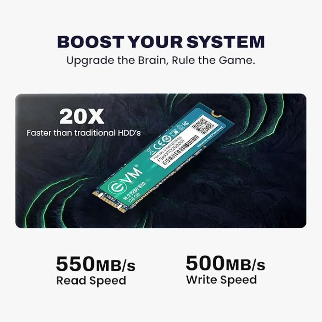 EVM 128GB M.2 SATA III 3D TLC NAND Internal Solid State Drive (SSD)
