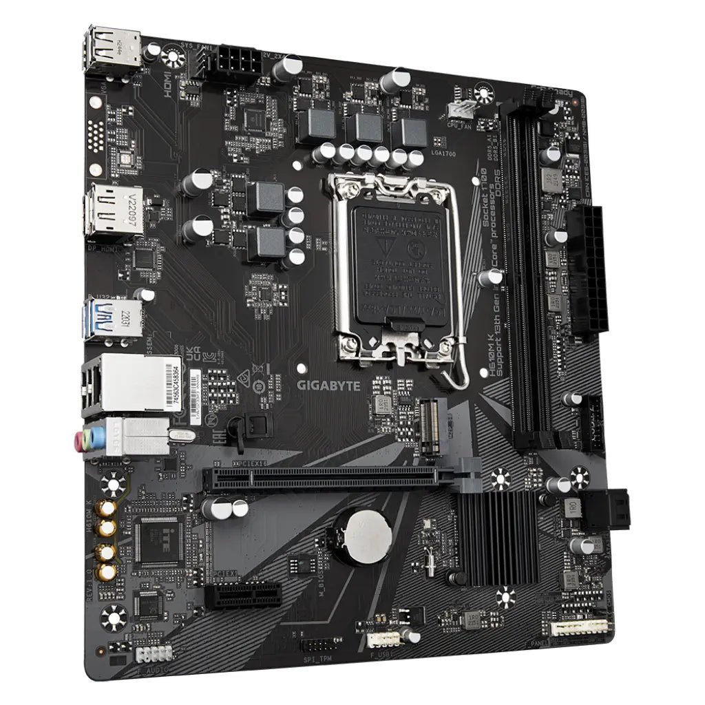 Gigabyte H610M K Intel H610 LGA1700 DDR4 Micro-ATX Motherboard for 12th/13th/14th Gen Intel Core Processors Gigabyte H610M K Intel H610 LGA1700 DDR4 Micro-ATX Motherboard for 12th/13th/14th Gen Intel Core Processors