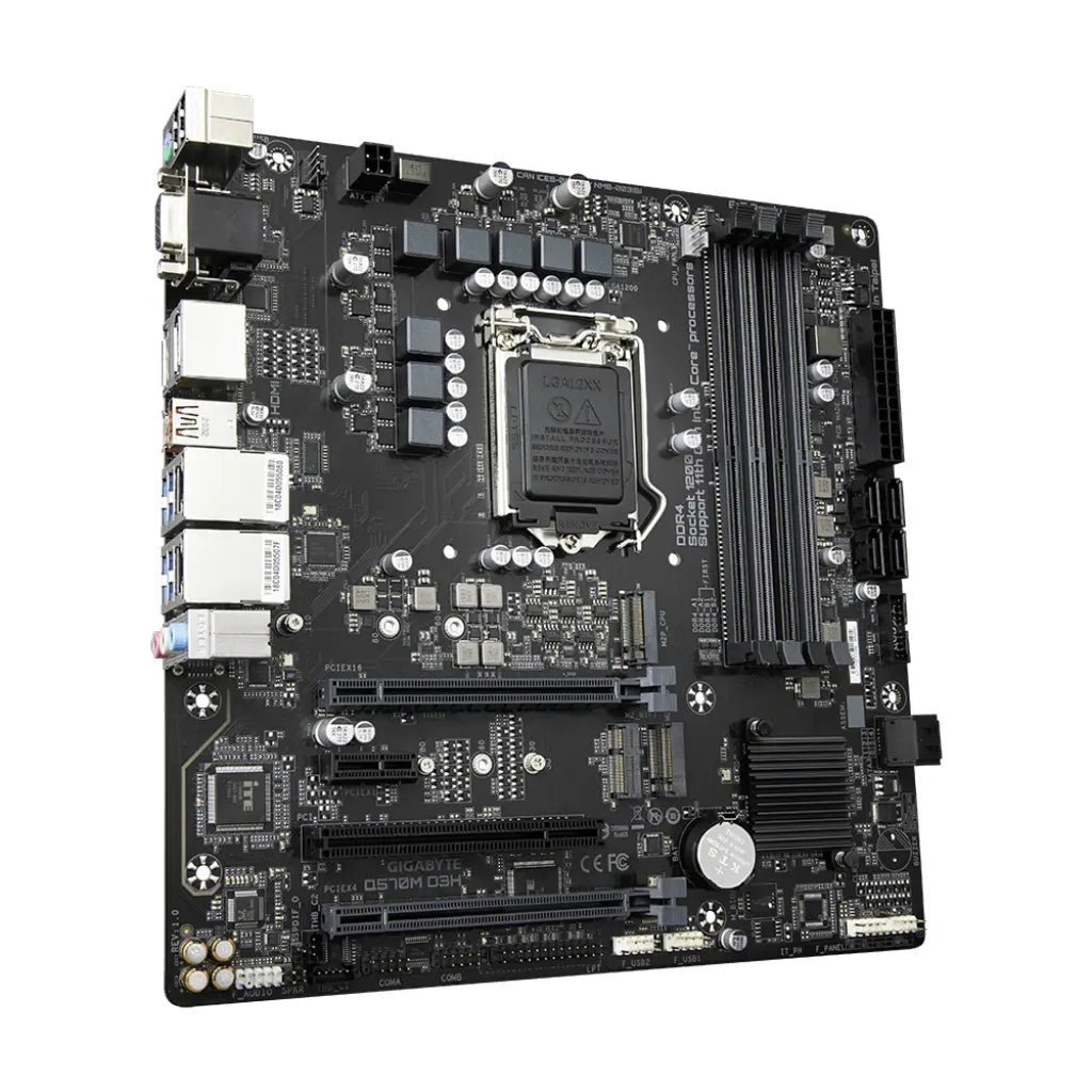 Gigabyte Q570M D3H Intel Q570 Chipset LGA1200 Socket DDR4 Micro-ATX Business Motherboard Gigabyte Q570M D3H Intel Q570 Chipset LGA1200 Socket DDR4 Micro-ATX Business Motherboard