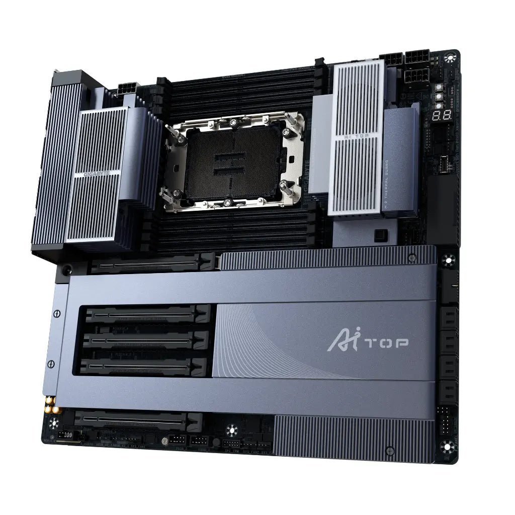 Gigabyte W790 AI TOP Wi-Fi 7 Intel W790 LGA4677 DDR5 E-ATX Motherboard for Workstation and AI Computing