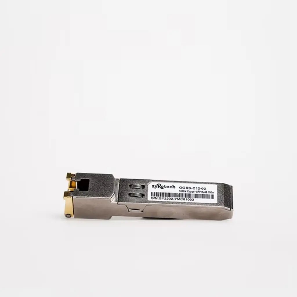 Syrotech GOXS-C12-02 1G Gigabit Ethernet RJ-45 Copper SFP Transceiver Module Syrotech GOXS-C12-02 1G Gigabit Ethernet RJ-45 Copper SFP Transceiver Module