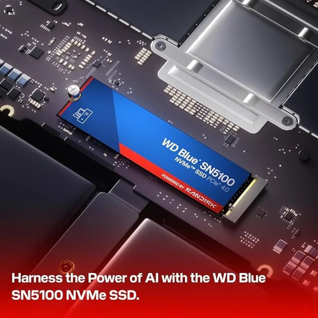 WD Blue SN5100 500GB M.2 2280 NVMe PCIe Gen4 Internal Solid State Drive