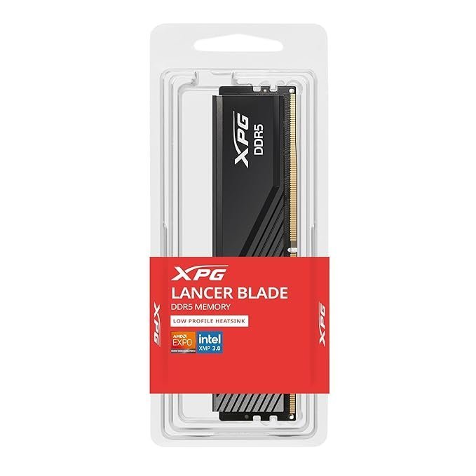 XPG LANCER 16GB DDR5 6000MHz CL48 High-Performance Gaming Desktop Memory - Black XPG LANCER 16GB DDR5 6000MHz CL48 High-Performance Gaming Desktop Memory - Black