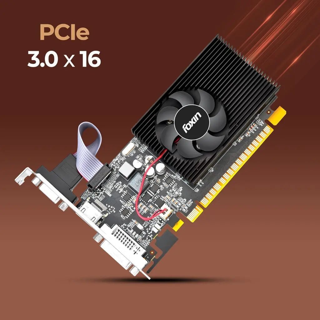 Foxin GT740 4GB 128-Bit DDR3 High-Efficiency Desktop Graphics Card for Gaming and Multimedia