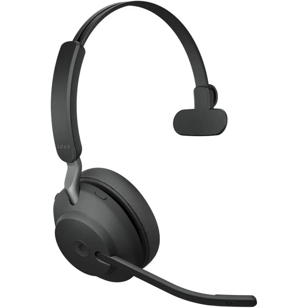 Jabra Evolve2 65 MS Mono Wireless Bluetooth Headset with USB-A Link380a Adapter and Charging Stand Jabra Evolve2 65 MS Mono Wireless Bluetooth Headset with USB-A Link380a Adapter and Charging Stand