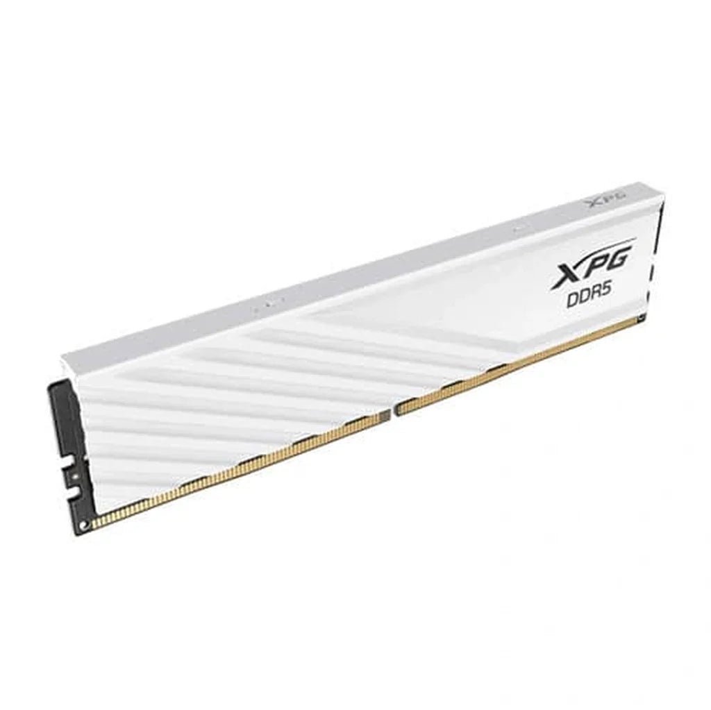 XPG LANCER BLADE 32GB (2x16GB) DDR5 6000MHz CL48 Low-Profile Gaming RAM Kit - White (Intel XMP 3.0 & AMD EXPO Compatible)