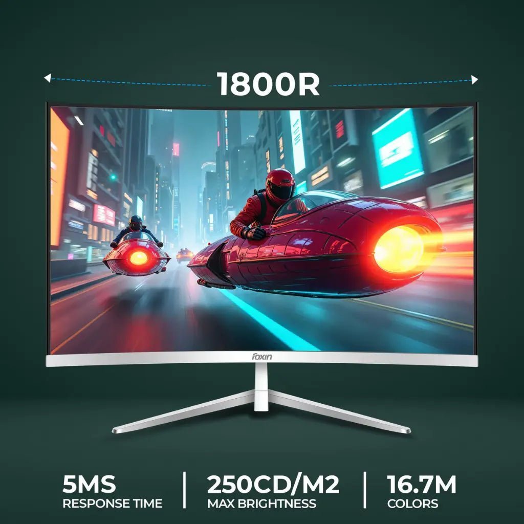 Foxin Elite Pro 24-Inch 100Hz Full HD 1080p Curved LED Gaming Monitor Foxin Elite Pro 24-Inch 100Hz Full HD 1080p Curved LED Gaming Monitor