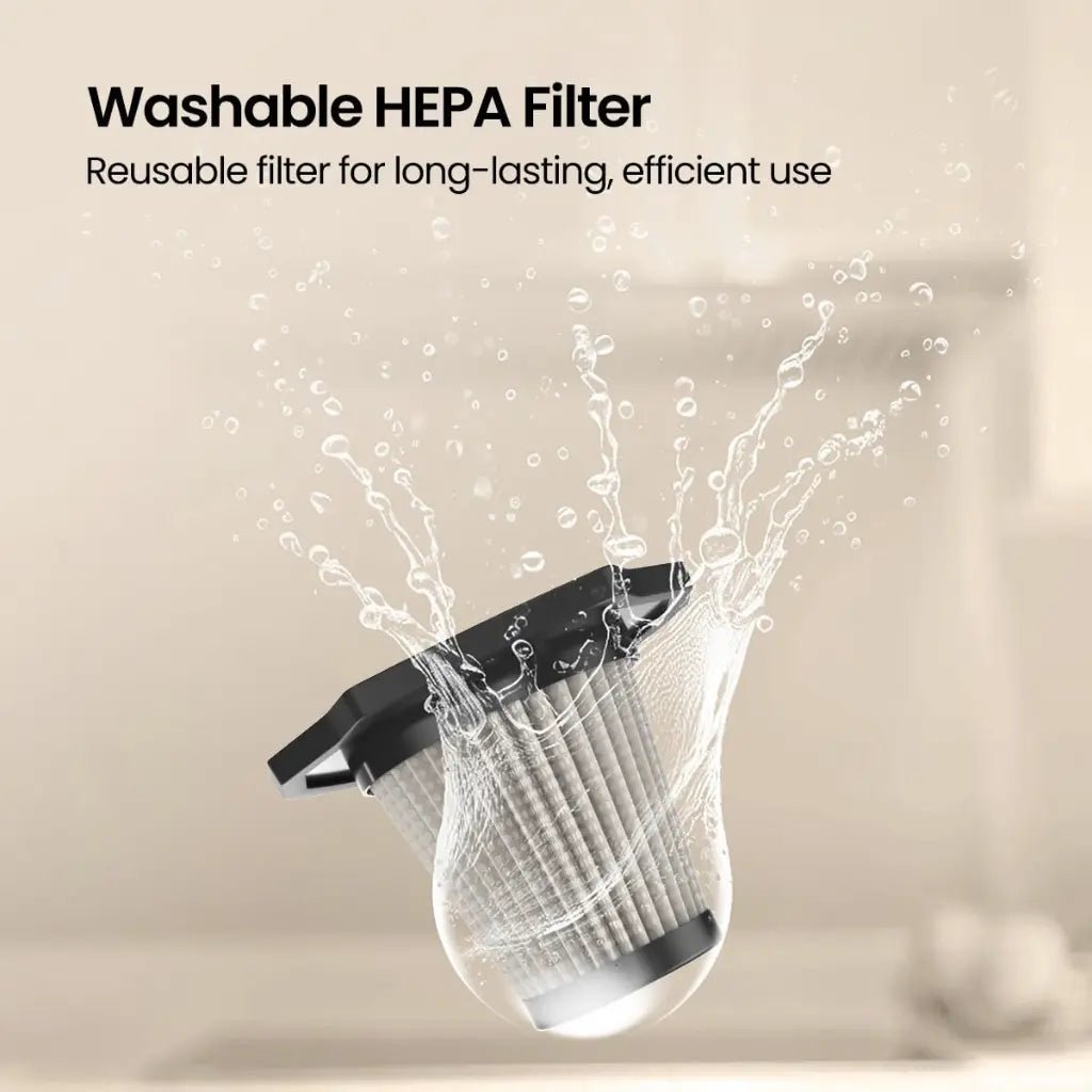Portronics Mopcop POR 2573 Portable Rechargeable Handheld Vacuum Cleaner with Washable HEPA Filter