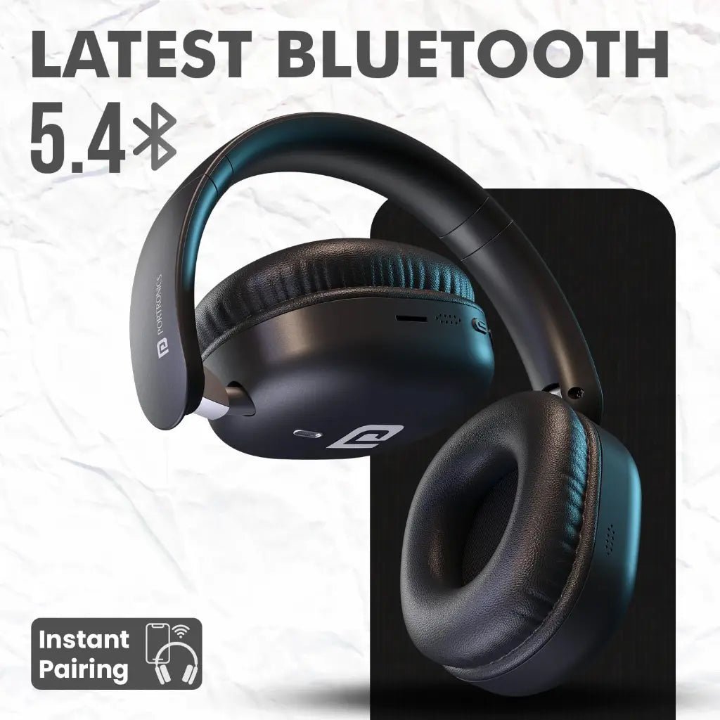 Portronics Muffs M6 (POR 3261) Over-Ear Wireless Bluetooth Headphones with 40-Hour Playtime Portronics Muffs M6 (POR 3261) Over-Ear Wireless Bluetooth Headphones with 40-Hour Playtime