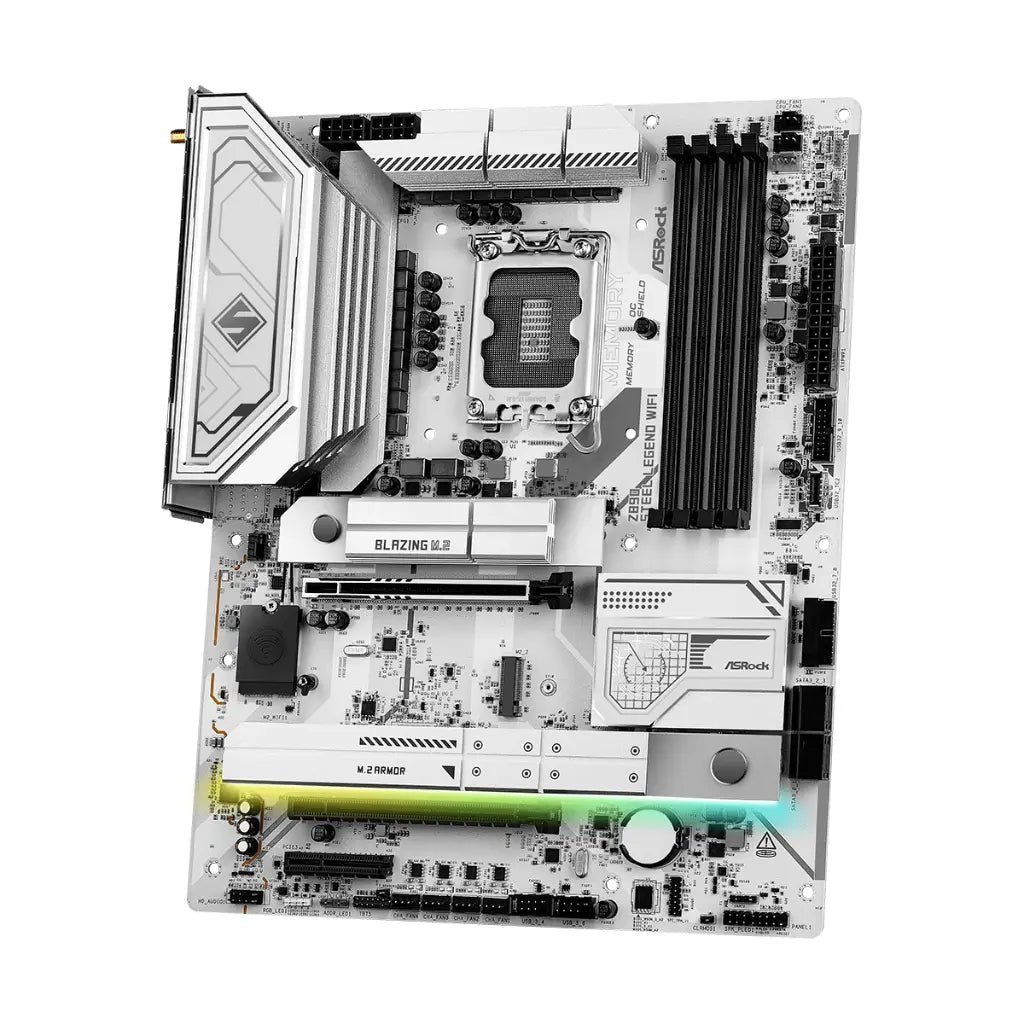 ASRock Z890 Steel Legend WiFi 7 Intel Z890 LGA1851 DDR5 ATX Motherboard - Premium Gaming Edition