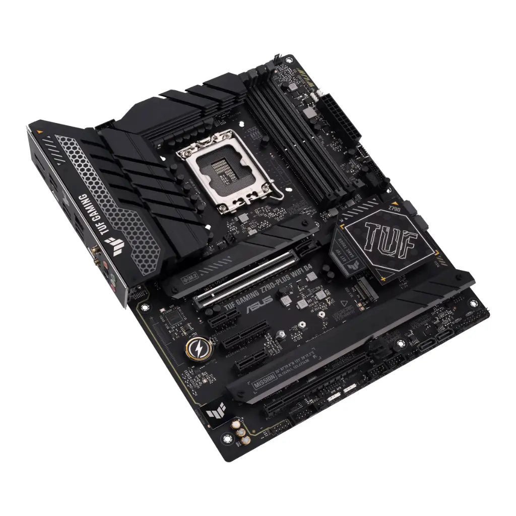ASUS TUF Gaming Z790-Plus WiFi D4 Intel LGA1700 ATX Motherboard with DDR4 Support and WiFi 6 ASUS TUF Gaming Z790-Plus WiFi D4 Intel LGA1700 ATX Motherboard with DDR4 Support and WiFi 6