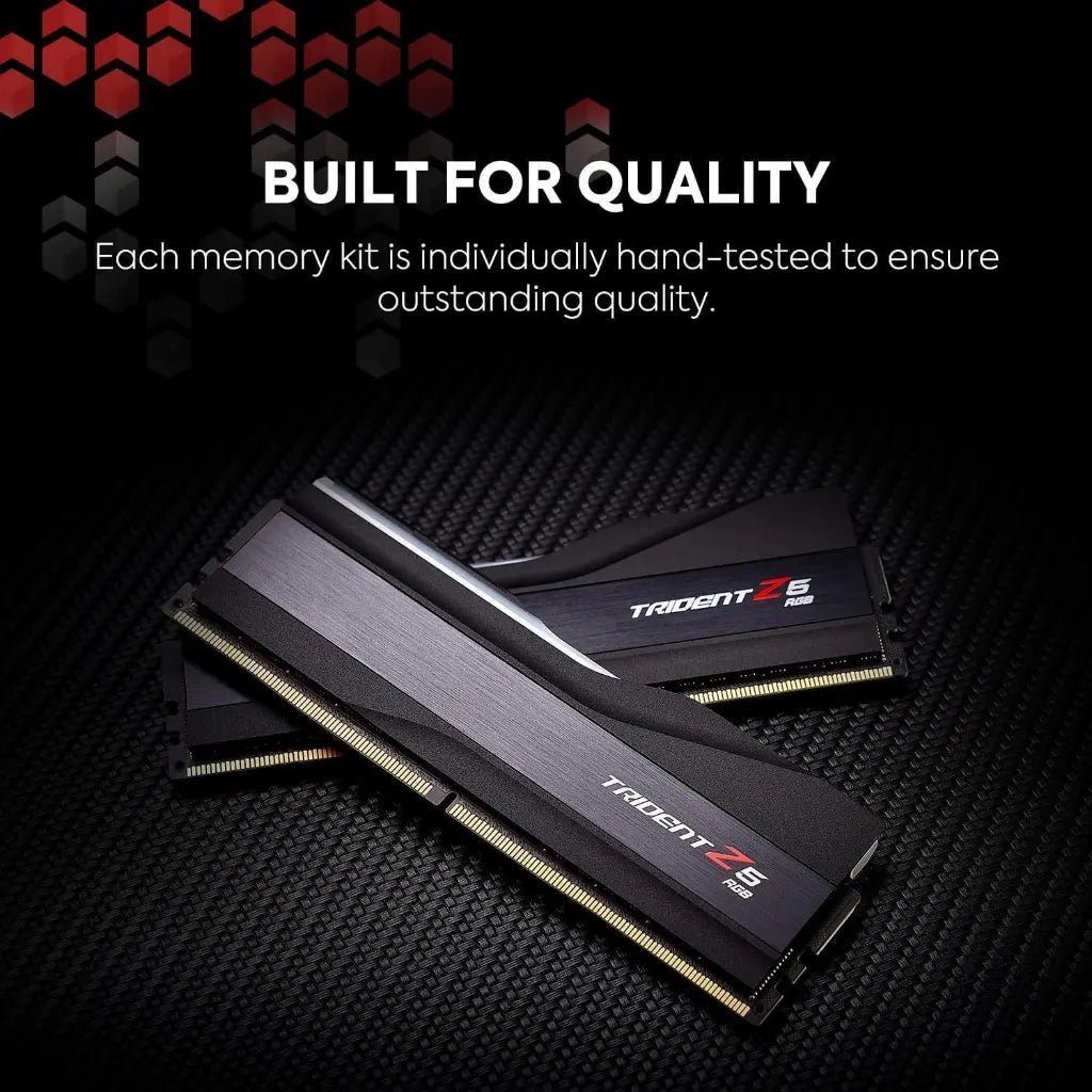 G.Skill Trident Z5 RGB 16GB (2x8GB) DDR5 6000MHz CL36 Desktop Memory Kit