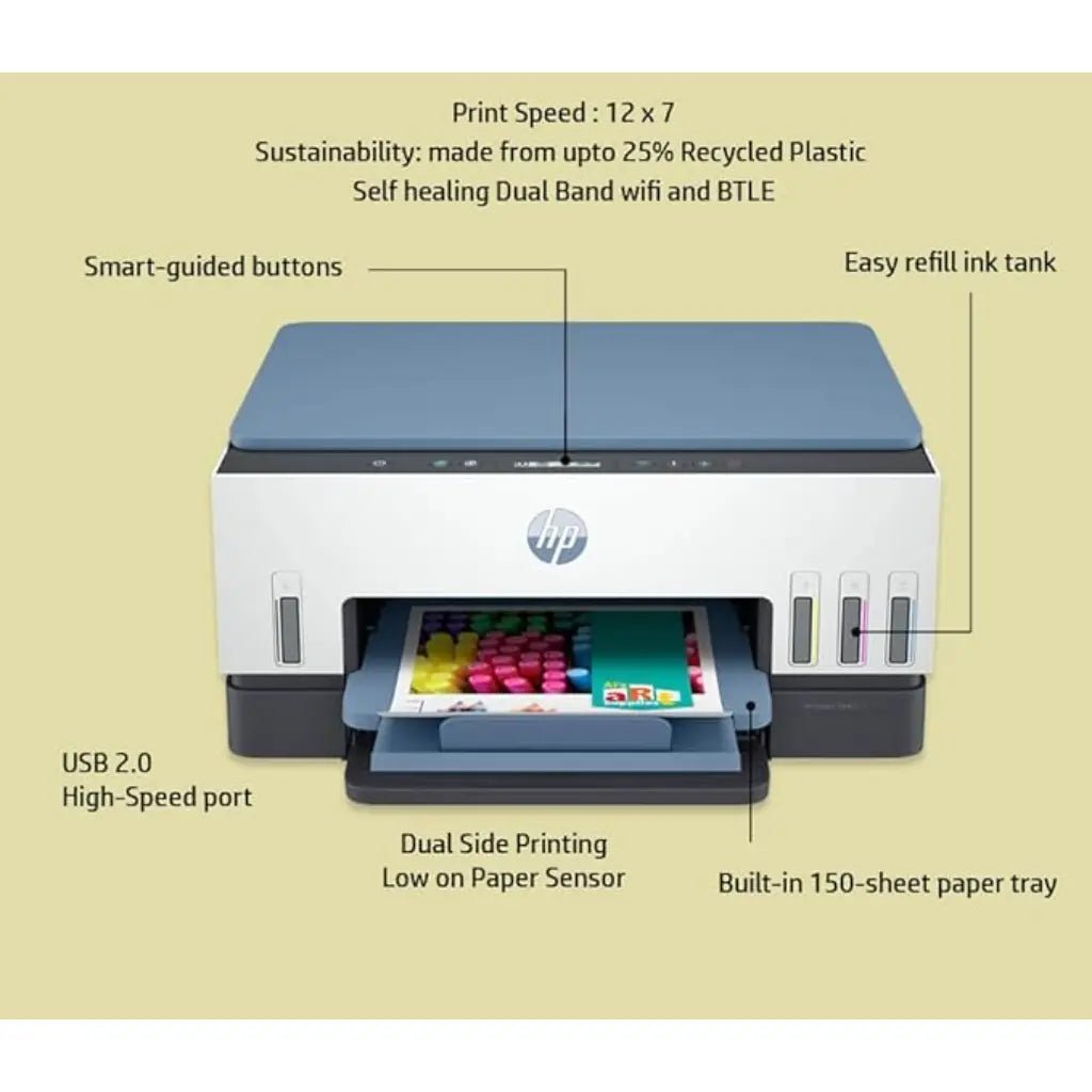 HP Smart Tank 675 Wireless All-in-One Ink Tank Printer with Automatic Duplex Printing and Mobile Connectivity