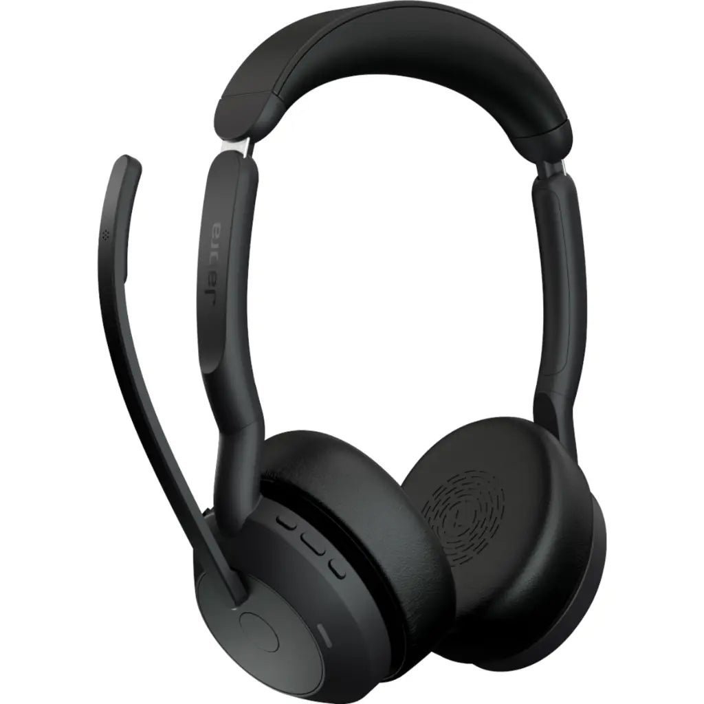 Jabra Evolve2 55 Professional UC Stereo Bluetooth Wireless Headset with Active Noise Cancellation and USB-C Adapter Jabra Evolve2 55 Professional UC Stereo Bluetooth Wireless Headset with Active Noise Cancellation and USB-C Adapter