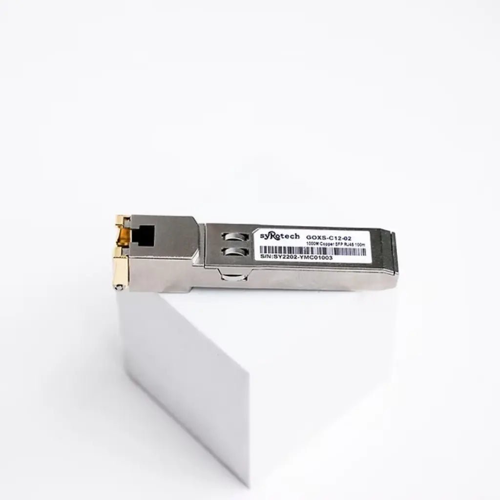 Syrotech GOXS-C12-02 1G Gigabit Ethernet RJ-45 Copper SFP Transceiver Module Syrotech GOXS-C12-02 1G Gigabit Ethernet RJ-45 Copper SFP Transceiver Module