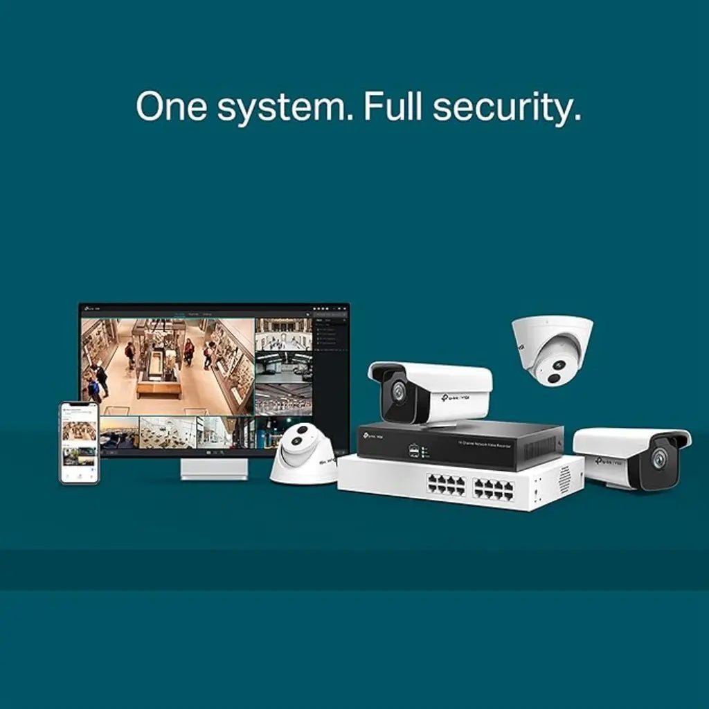 TP-Link VIGI NVR1016H 16-Channel Network Video Recorder with H.265+ Compression and ONVIF Compatibility TP-Link VIGI NVR1016H 16-Channel Network Video Recorder with H.265+ Compression and ONVIF Compatibility