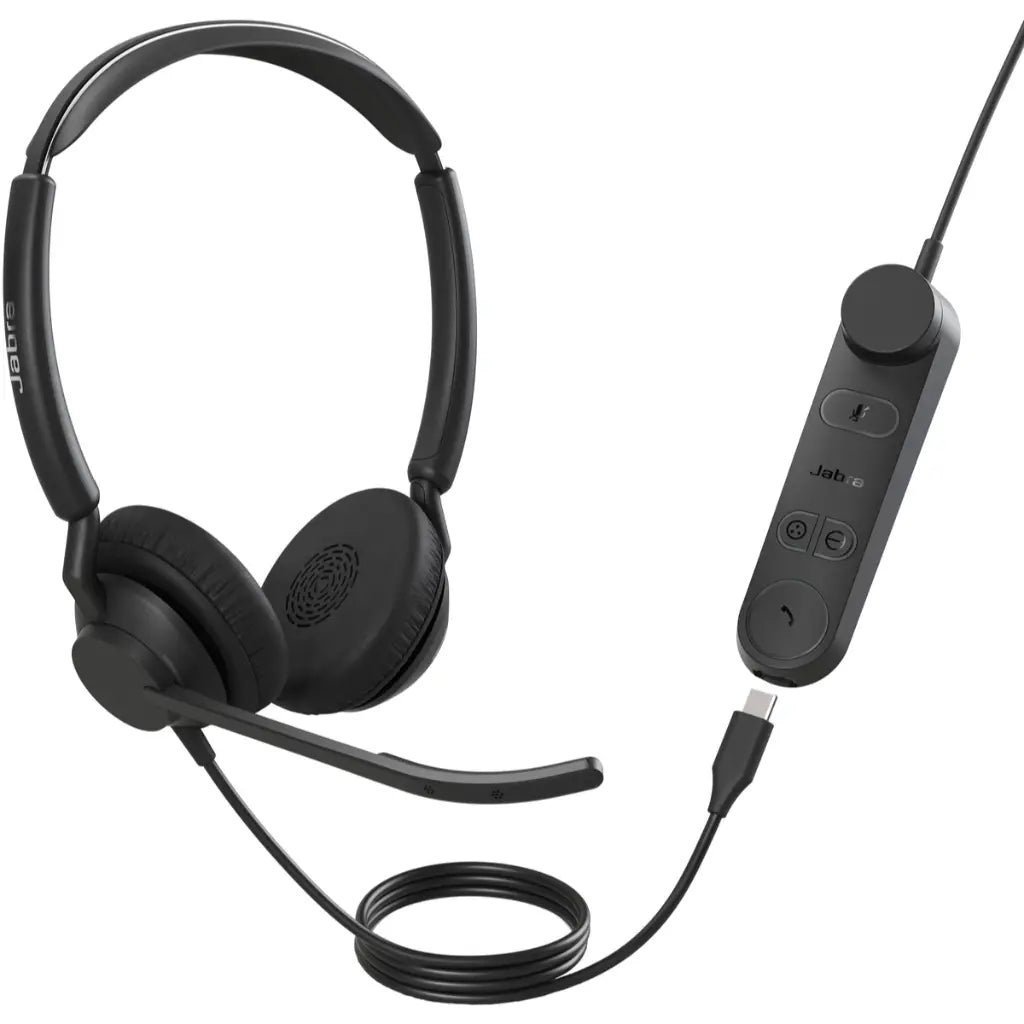 Jabra Engage 50 II Professional UC Stereo USB-A Wired Headset with Inline Control Unit Jabra Engage 50 II Professional UC Stereo USB-A Wired Headset with Inline Control Unit