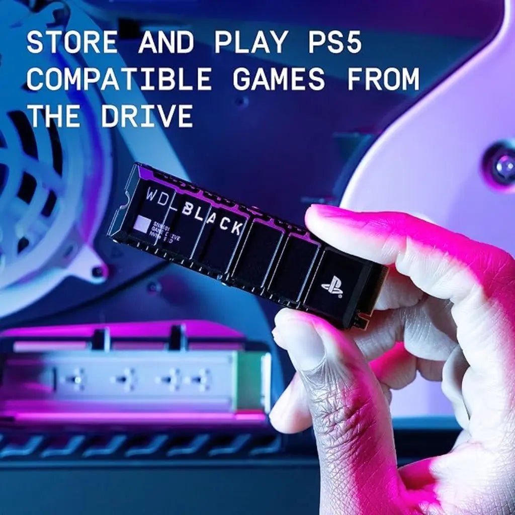 WD_BLACK SN850P 1TB NVMe PCIe Gen4 M.2 2280 Internal Gaming SSD with Heatsink