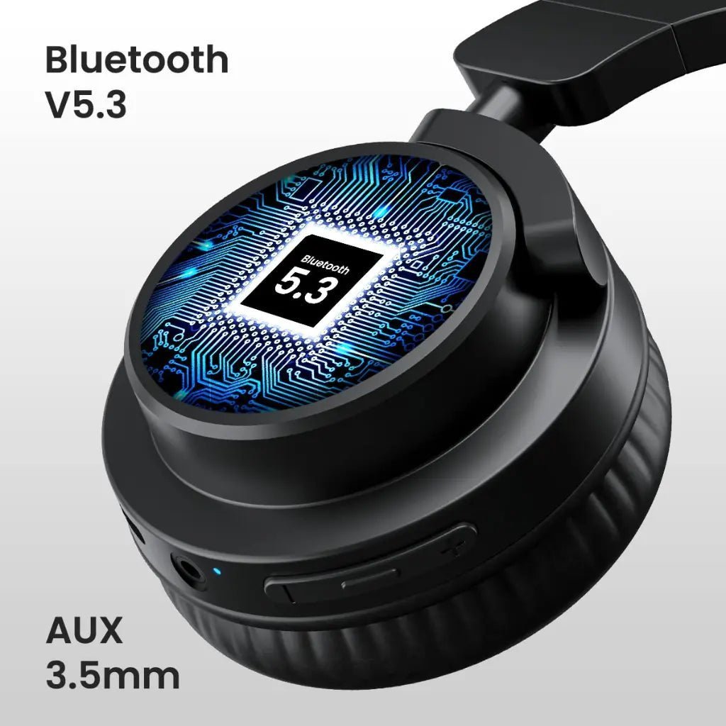 Portronics Muffs M2 POR 1882 Wireless Bluetooth 5.3 Over-Ear Headphones with 40-Hour Battery Life