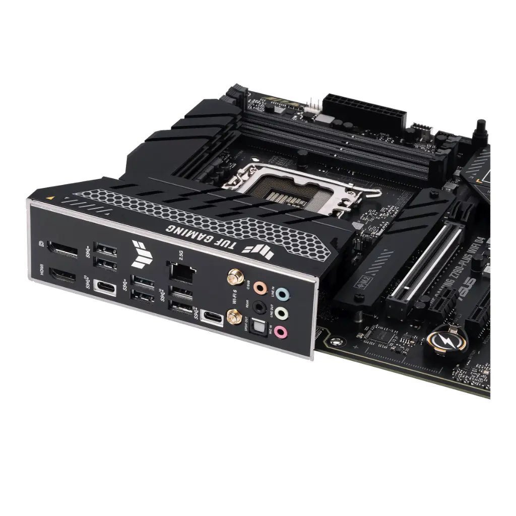 ASUS TUF Gaming Z790-Plus WiFi D4 Intel LGA1700 ATX Motherboard with DDR4 Support and WiFi 6 ASUS TUF Gaming Z790-Plus WiFi D4 Intel LGA1700 ATX Motherboard with DDR4 Support and WiFi 6